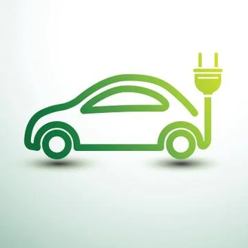 Electric car Stock Illustration