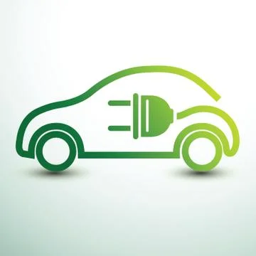 Electric car Stock Illustration