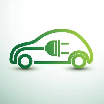Electric car Stock Illustration