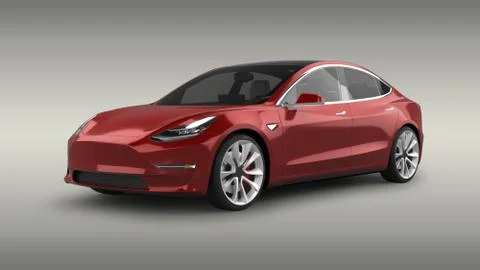 Electric Car Stock Illustration