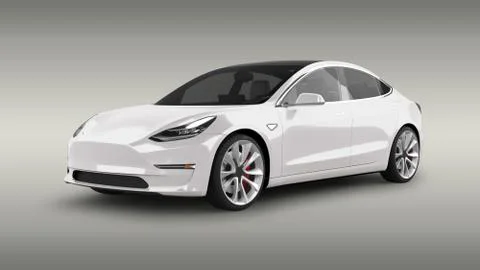 Electric Car Stock Illustration