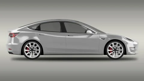 Electric Car Stock Illustration