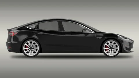 Electric Car Stock Illustration