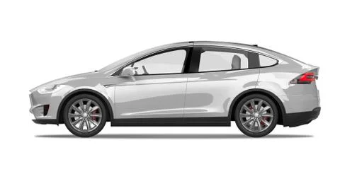 Electric Car Stock Illustration