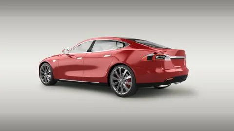 Electric Car Stock Illustration