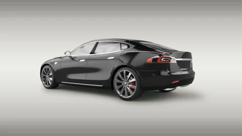 Electric Car Stock Illustration