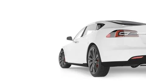Electric Car Stock Illustration