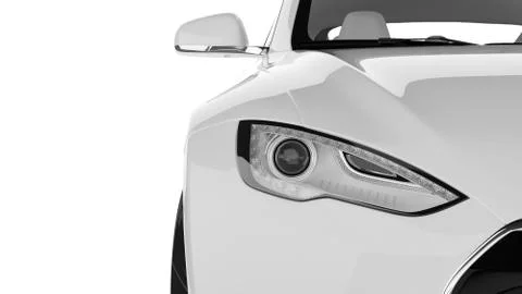 Electric Car Stock Illustration