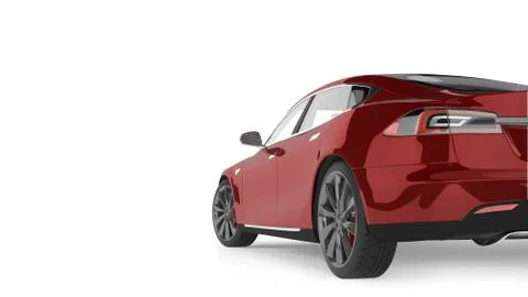 Electric Car Stock Illustration