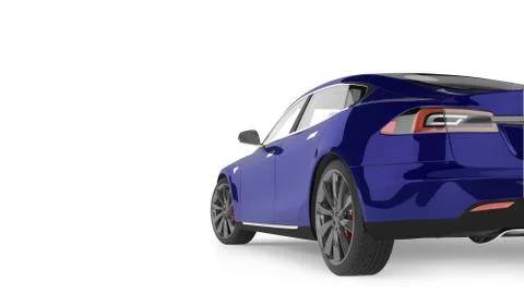 Electric Car Stock Illustration