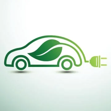 Electric car Stock Illustration