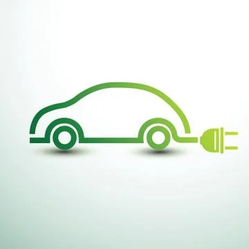 Electric car Stock Illustration
