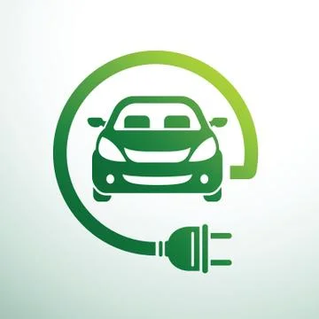 Electric car Stock Illustration