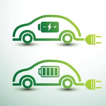 Electric car Stock Illustration