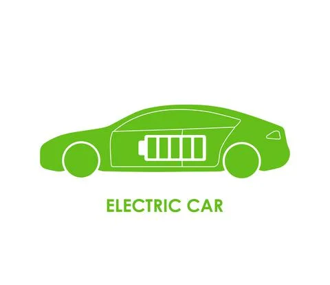 Electric car Stock Illustration