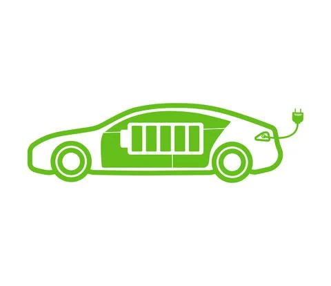 Electric car Stock Illustration