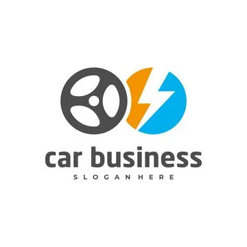 Electric Car logo vector template, Creative Fast Car logo design concepts Stock Illustration