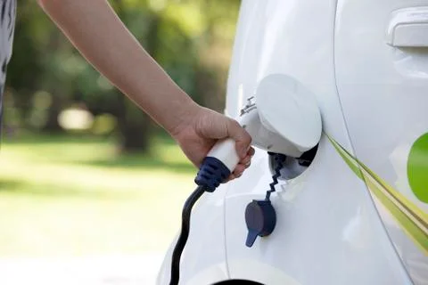 Electric car Stock Photos