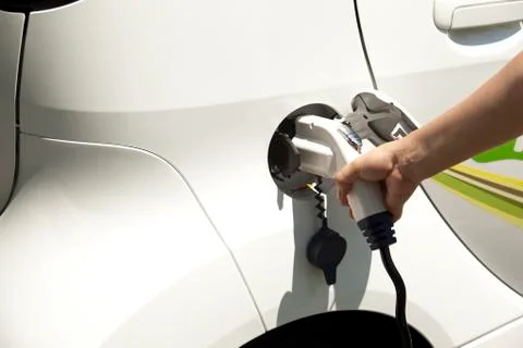 Electric car Stock Photos