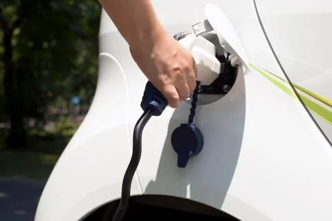 Electric car Stock Photos
