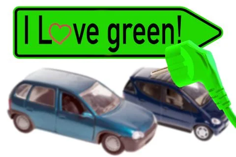 Electric car Stock Photos