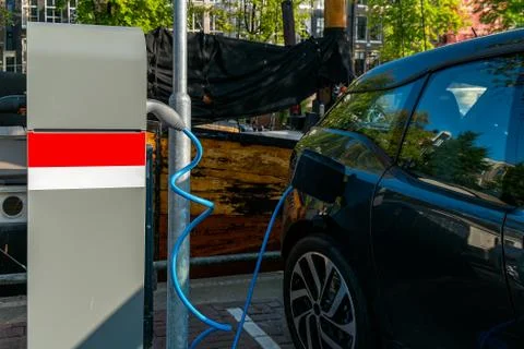 Electric car Stock Photos