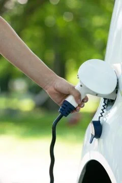 Electric car Stock Photos