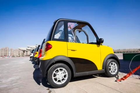 The electric car Stock Photos
