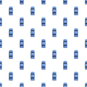 Electric car vehicles repeating pattern for transportation concept 스톡 일러스트