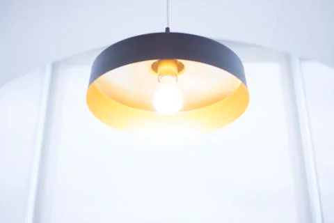 Electric ceiling lamp . Stock Photos