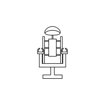 Electric chair icon. Elements of human deaths icon. Premium quality graphic Illustrazione stock