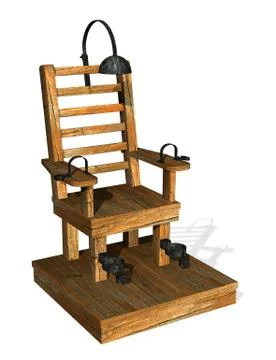 Electric chair Stock Illustration