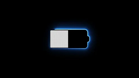 Electric Charging Indicating the Progress of the Charging icon animation. b.. Stock Footage 293486299