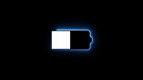Electric Charging Indicating the Progress of the Charging icon animation. b.. Stock Footage 293486302