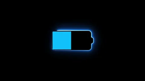 Electric Charging Indicating the Progress of the Charging icon animation. b.. Stock Footage 293486303