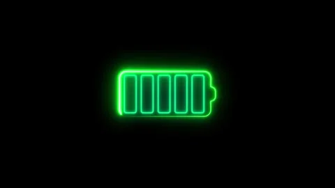 Electric Charging Indicating the Progress of the Charging icon animation. b.. Stock Footage 293486309