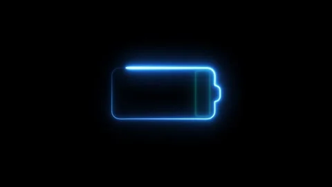 Electric Charging Indicating the Progress of the Charging icon animation. b.. Stock Footage 293486311