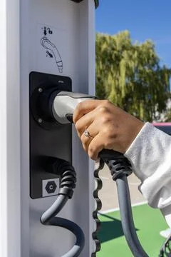 Electric charging Stock Photos