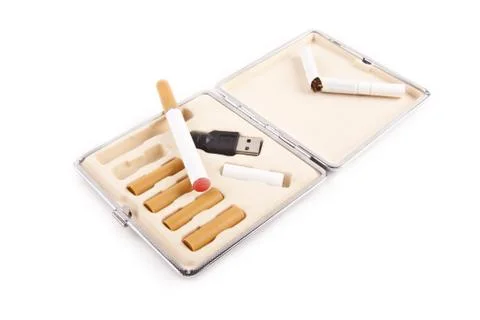 Electric cigarette isolated Stock Photos