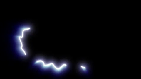 Electric circle on a black screen. The effect of an energy circle or pentagram Stock Footage 265660384