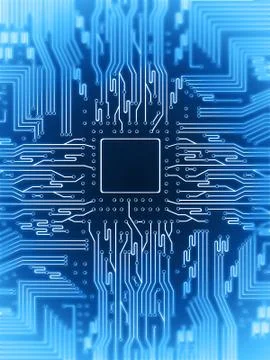 Electric circuit Stock Illustration