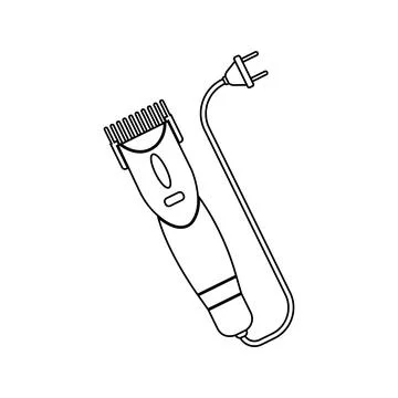 Electric clippers vector icon イラスト素材
