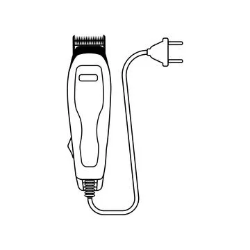 Electric clippers vector icon イラスト素材