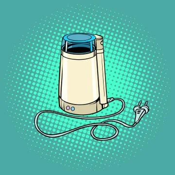 Electric coffee grinder mill Stock Illustration