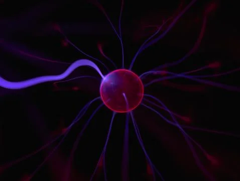 Electric cold plasma Stock Photos