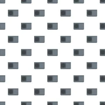 Electric conditioner pattern seamless vector Stock Illustration