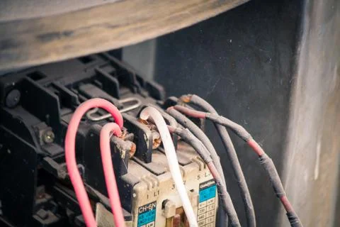 Electric conections Stock Photos