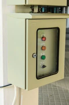 Electric control box 01 Foto stock