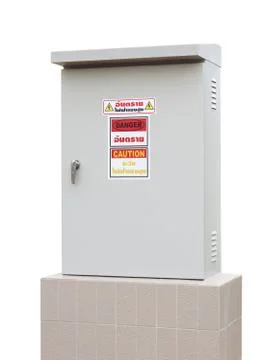 Electric control box Stock Photos