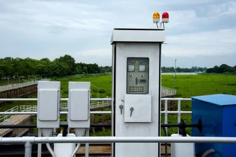 Electric control box Stock-Fotos